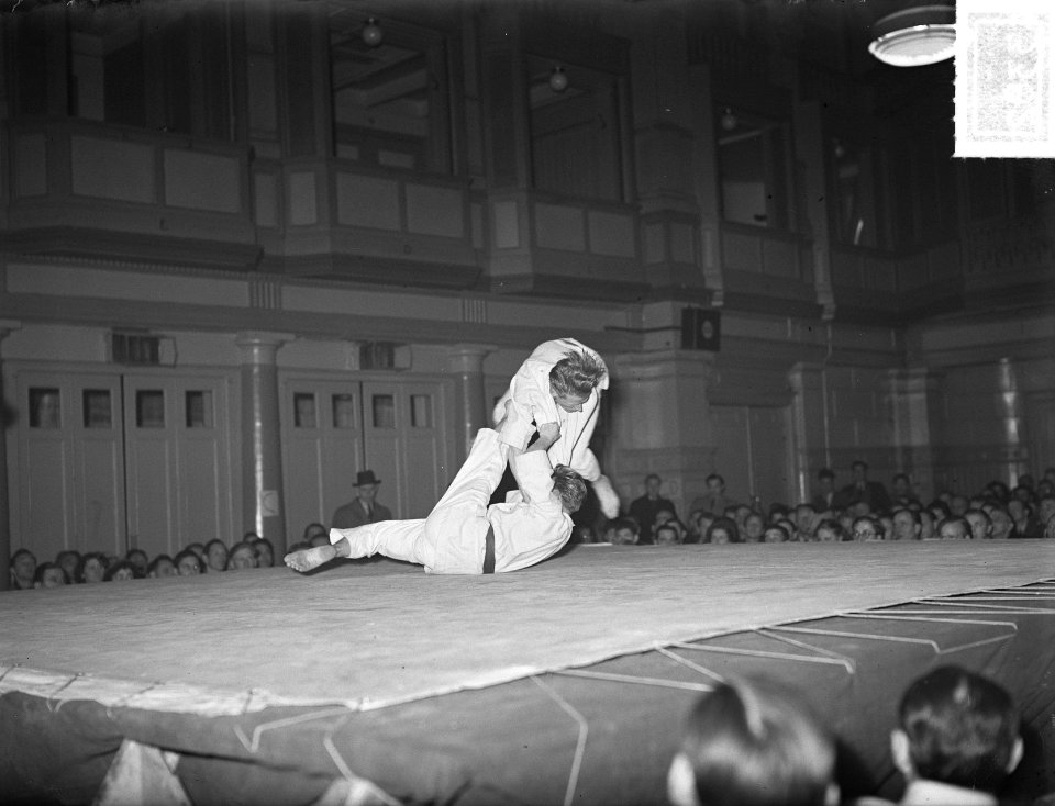 Demonstratie judosport Amsterdam, Bestanddeelnr 904-3382