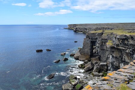 Cliffs ireland blue island photo