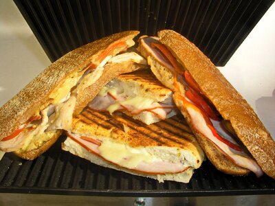 Food taste ham