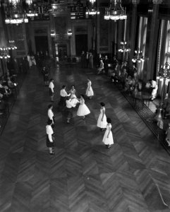 Dansgroepen in het stadhuis van Rotterdam, Bestanddeelnr 909-7472