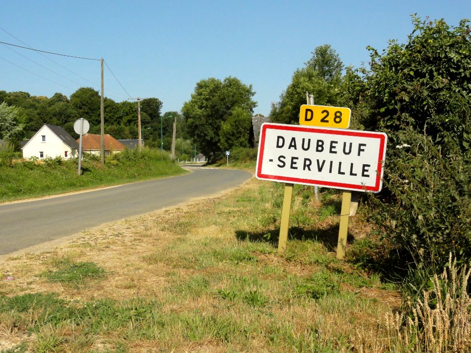 Daubeuf-Serville (Seine-Mar.) entrée