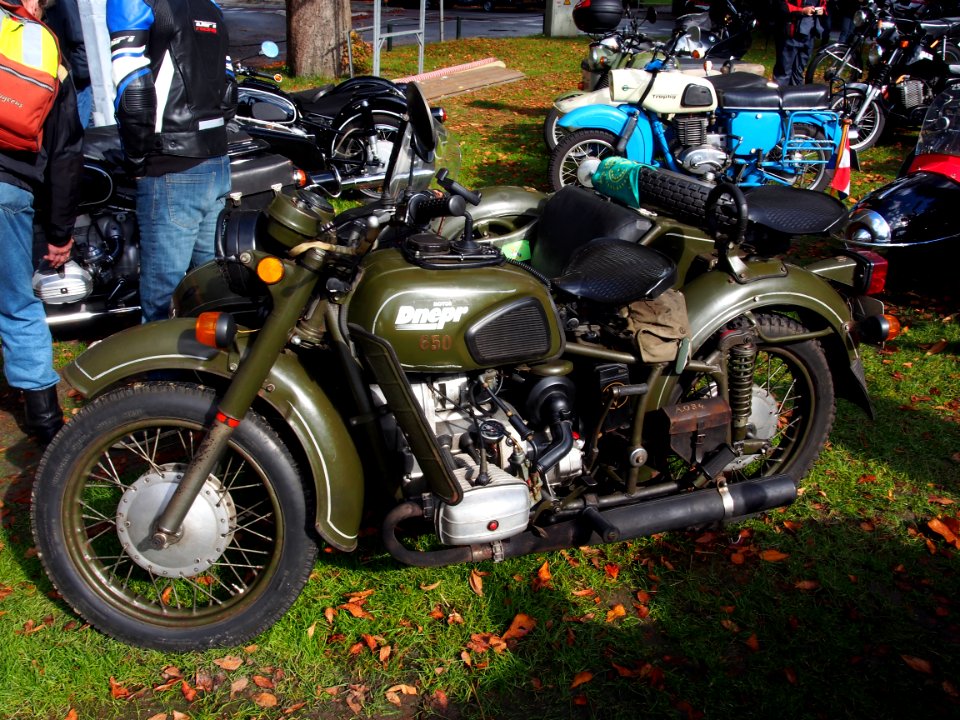 Dark Green Motor Dnepr 650 pic2