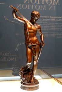 David by Antonin Mercié, view 1 - Villa Vauban - Luxembourg City - DSC06395