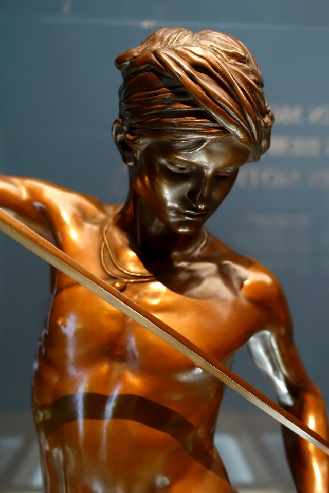 David by Antonin Mercié, view 1 - Villa Vauban - Luxembourg City - DSC06397