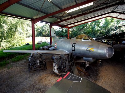 Dassault MD.450 Ouragan (8) Musée de l'Epopée de l'Industrie et de l'Aéronautique, pic2