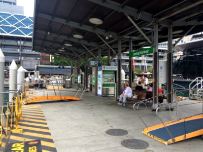 Darling Harbour Wharf, Looking West Across