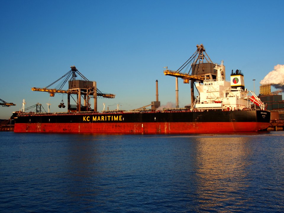 Darya Gayatri IMO 9591686 at IJmuiden, Port of Amsterdam, pic4