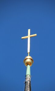 Steeple church sky photo