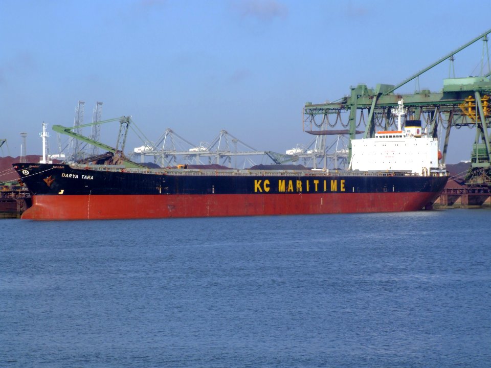 Darya Tara - IMO 9218387 - Callsign VRWS5 p3, Mississippi harbour, Port of Rotterdam, Holland 08-Mar-2007