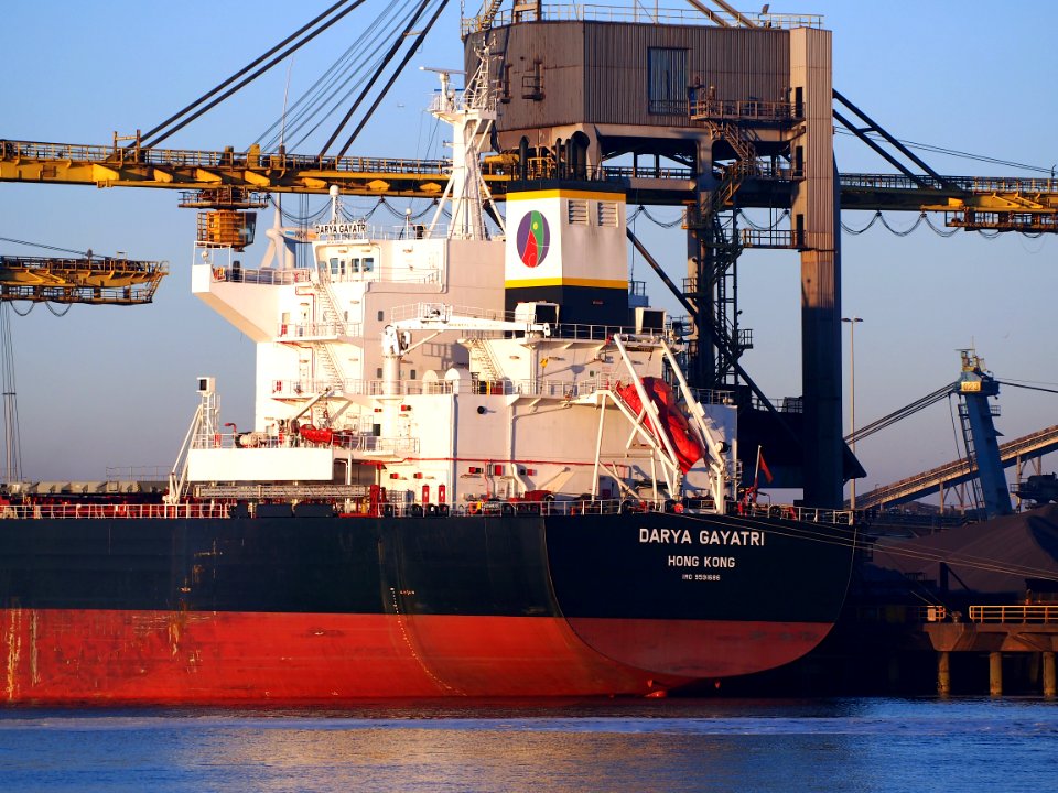 Darya Gayatri IMO 9591686 at IJmuiden, Port of Amsterdam, pic