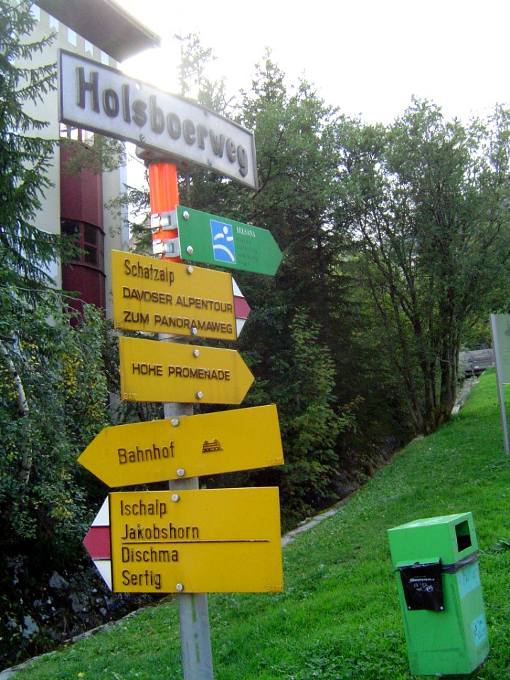 Davos, Holsboerweg (Wanderweg)