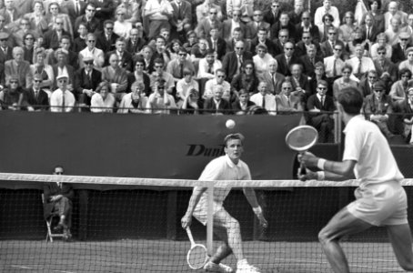 Davis-cup wedstrijd Nederland tegen Zuid-Afrika, Hajer tegen Diepraan, Bestanddeelnr 919-1514