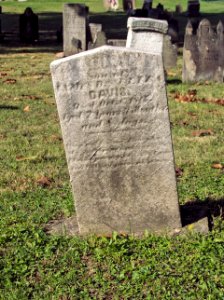 Davis (William), Bethel Cemetery, 2015-10-15, 02