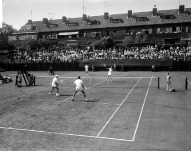 Daviscup-wedstrijd Nederland tegen Zuid-Afrika, Bestanddeelnr 919-1568