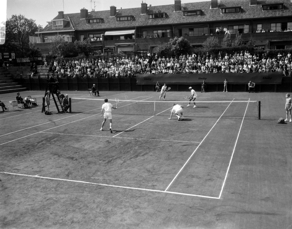 Daviscup-wedstrijd Nederland tegen Zuid-Afrika, Bestanddeelnr 919-1570