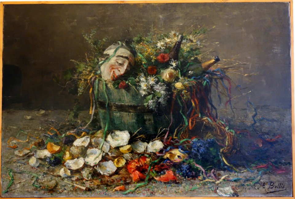 Day After Carnival by Hubert Bellis 1831-1902, 1875-1900 - Museum M - Leuven, Belgium - DSC05552