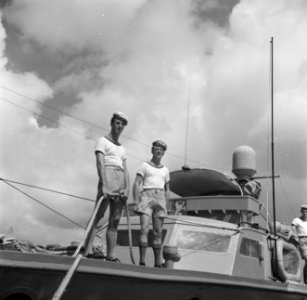 De bemanning van de patrouilleboot op Aruba, Bestanddeelnr 252-7987
