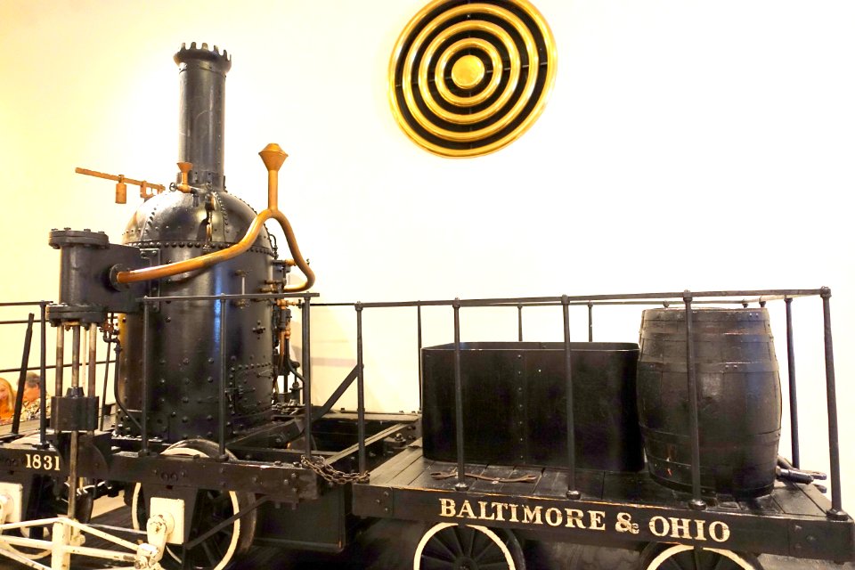 Davis and Gartner Foundry locomotive for Baltimore & Ohio Railroad, 1927 replica of 1831 original - Museum of Science and Industry (Chicago) - DSC06591