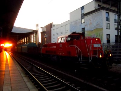 DB 261 016-0 mit Sonne