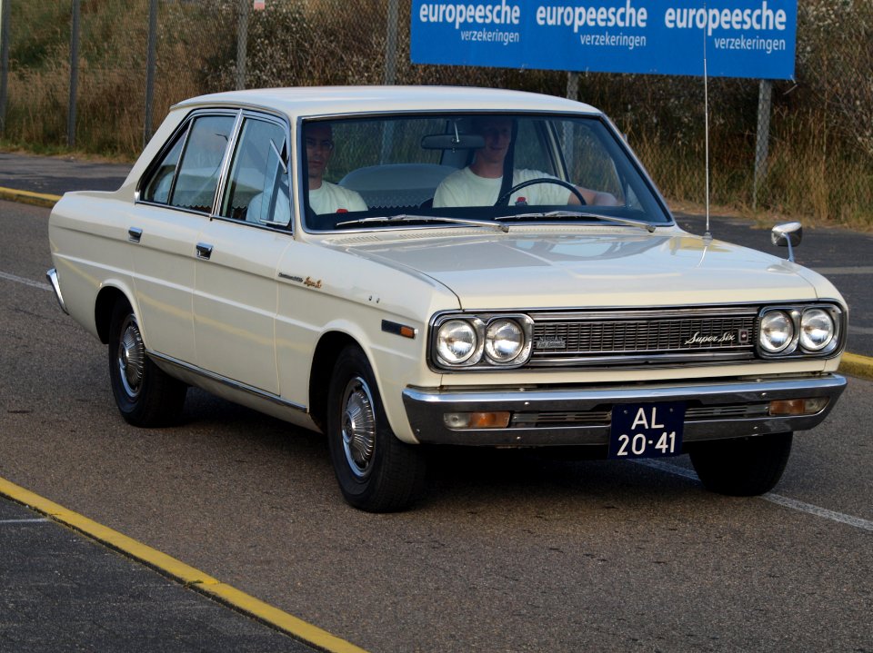 Datsun 2400 Nissan Super Six, dutch licence registration AL-20-41 pic5