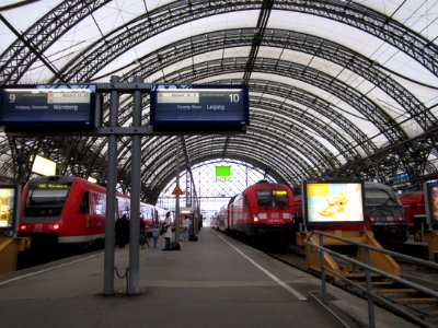 DB Züge Dresden Hauptbahnhof