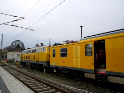 DB 218 392-9 Dresden Hauptbahnhof Schienenprüfzug (5)