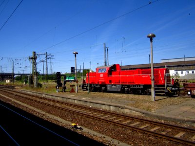 DB 261 013-7 mit Güterzug (4)