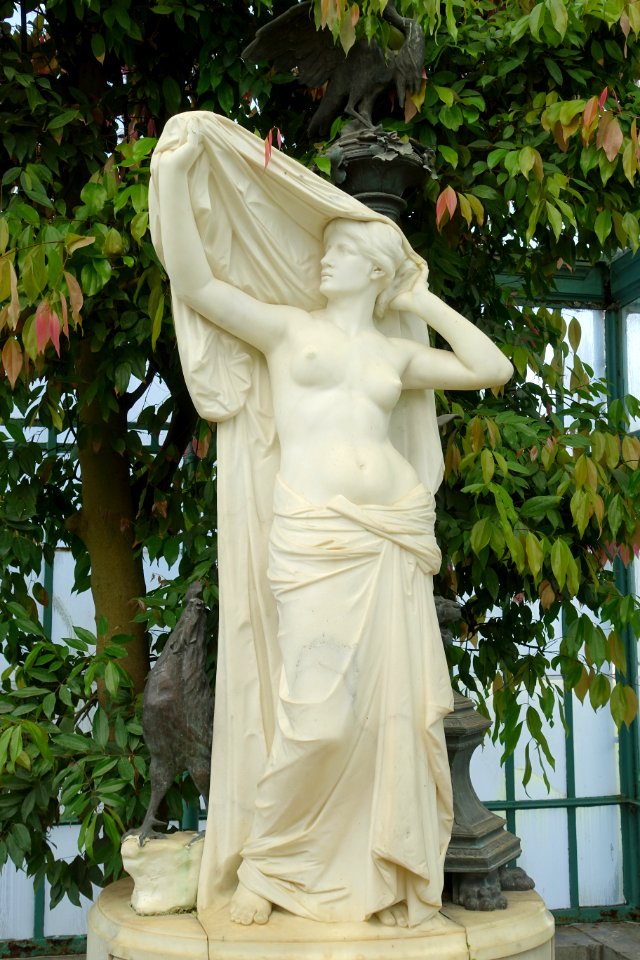 Dawn by Charles Van der Stappen - Laeken Royal Greenhouses - Royal Castle of Laeken - Brussels, Belgium - DSC07370