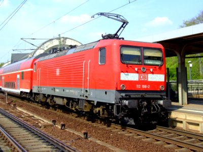 DB 112 186-2 at Potsdam