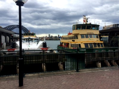 Dawn Fraser and Fishburn at Circular Quay
