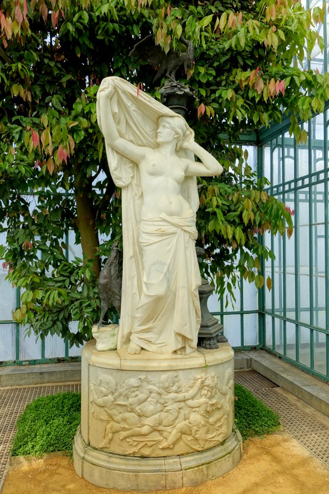 Dawn by Charles Van der Stappen - Laeken Royal Greenhouses - Royal Castle of Laeken - Brussels, Belgium - DSC07366