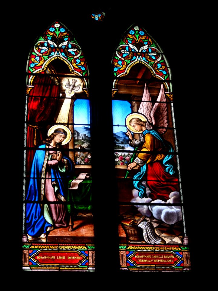 Dangé-Saint-Romain (Vienne) Église Saint-Pierre, vitrail 14