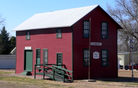 Danbury, Nebraska depot museum