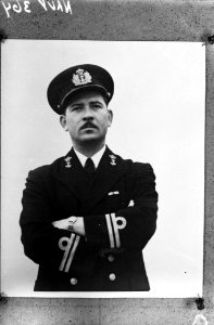 De 26-jarige luitenant ter zee Roel Hordijk, onderzeebootofficier van de O XX va, Bestanddeelnr 935-0169