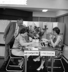 Damesschaakkampioenschap van Nederland Corrie Vreeken-Bouwman en Fenny Heemsker, Bestanddeelnr 912-6789