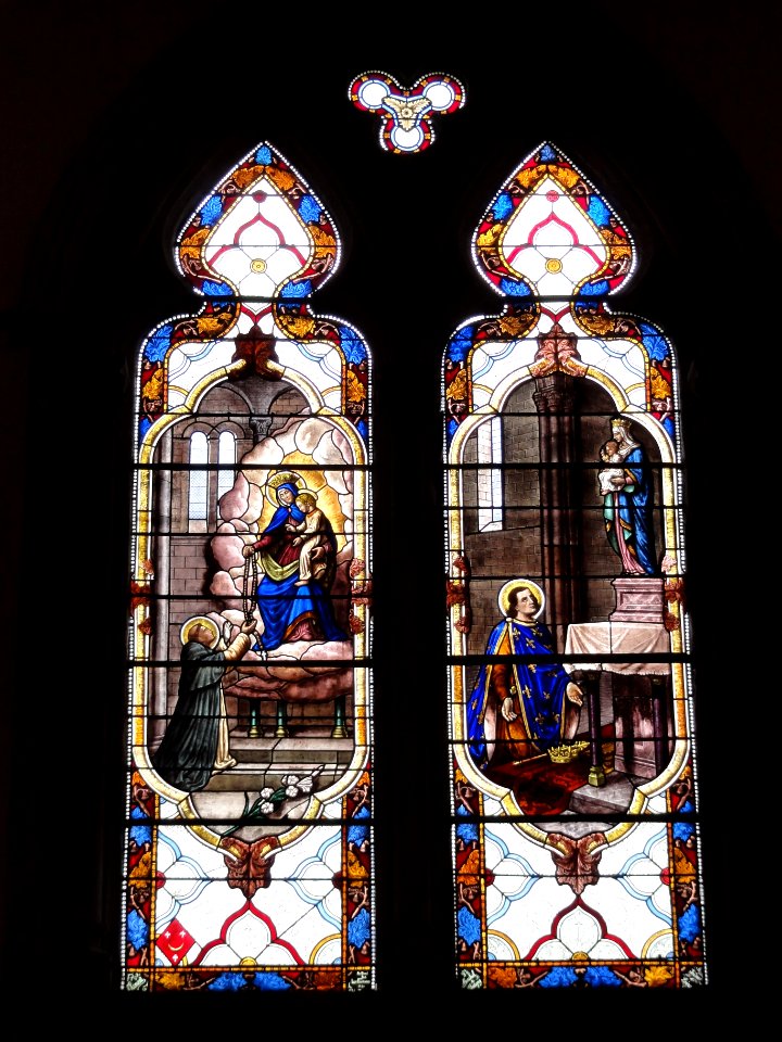 Dangé-Saint-Romain (Vienne) Église Saint-Pierre, vitrail 04