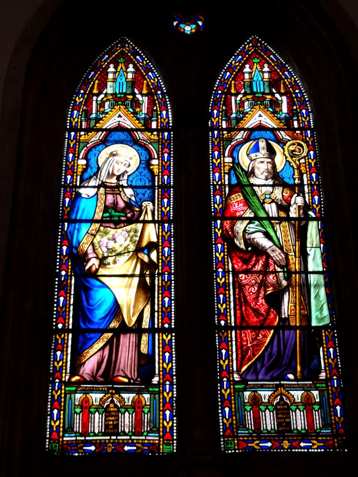 Dangé-Saint-Romain (Vienne) Église Saint-Pierre, vitrail 02