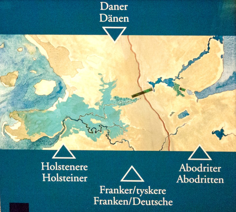 Danevirke Museum - peoples living in the region at the time of the building of the Danevirke 