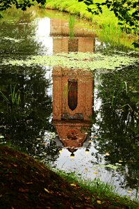Mirroring water steeple