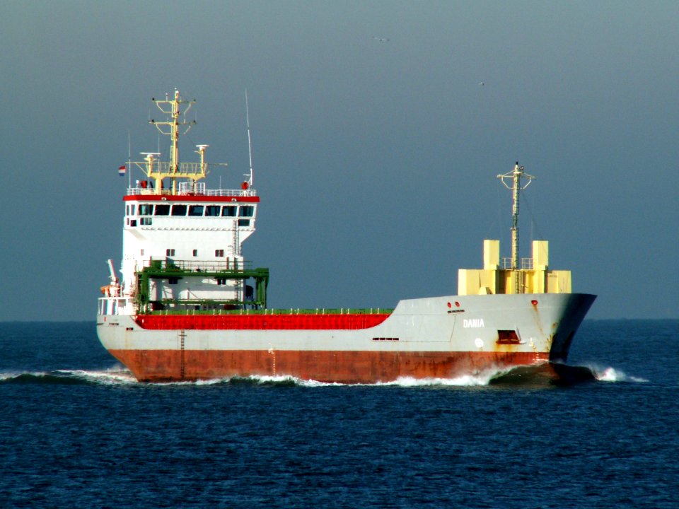 Dania IMO 9195949, approaching Port of Rotterdam 23-Jan-2006