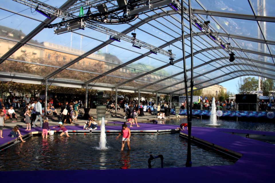 Dammen i Kungsträdgården - Eurovision 2