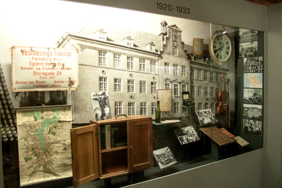 Danevirke Museum, section about the life of Danish minority in Schleswig 1920-1933