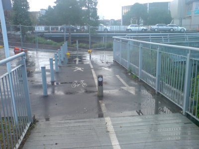 Dangerous Low Bollards On Cycleway Path