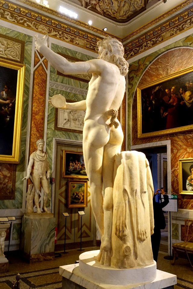 Dancing satyr, Roman, 2nd century AD, marble - Galleria Borghese - Rome, Italy - DSC04890