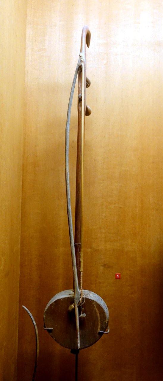 Dan gao (two-stringed fiddle) - Vietnam Museum of Ethnology - Hanoi, Vietnam - DSC02531