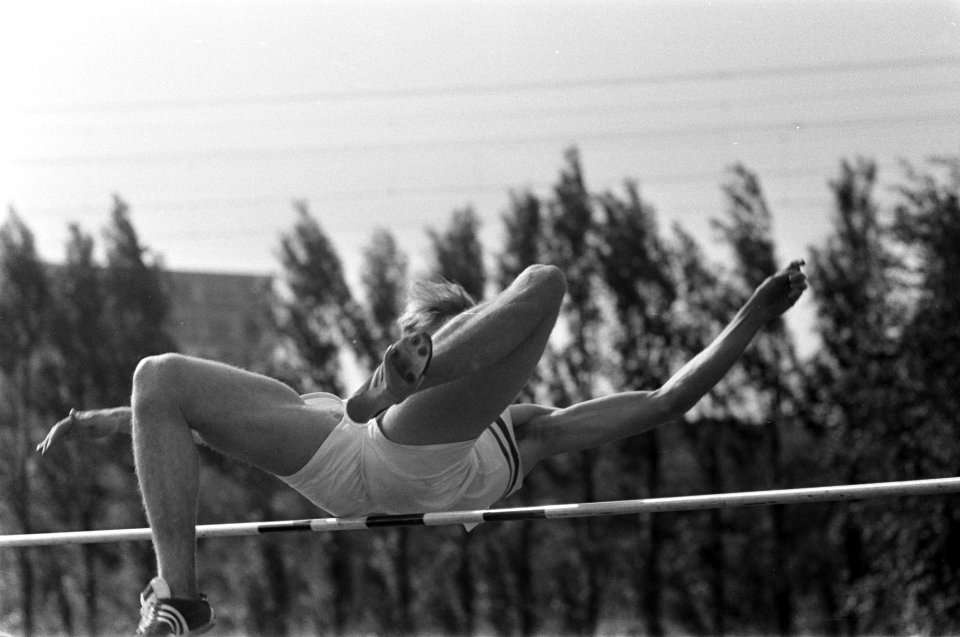 Dames atletiek vijfkamp en Heren tienkamp Nederland, Belgie Groot Brittannie te , Bestanddeelnr 922-5015