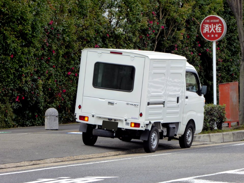 Daihatsu HIJET TRUCK freezer (S500P) rear