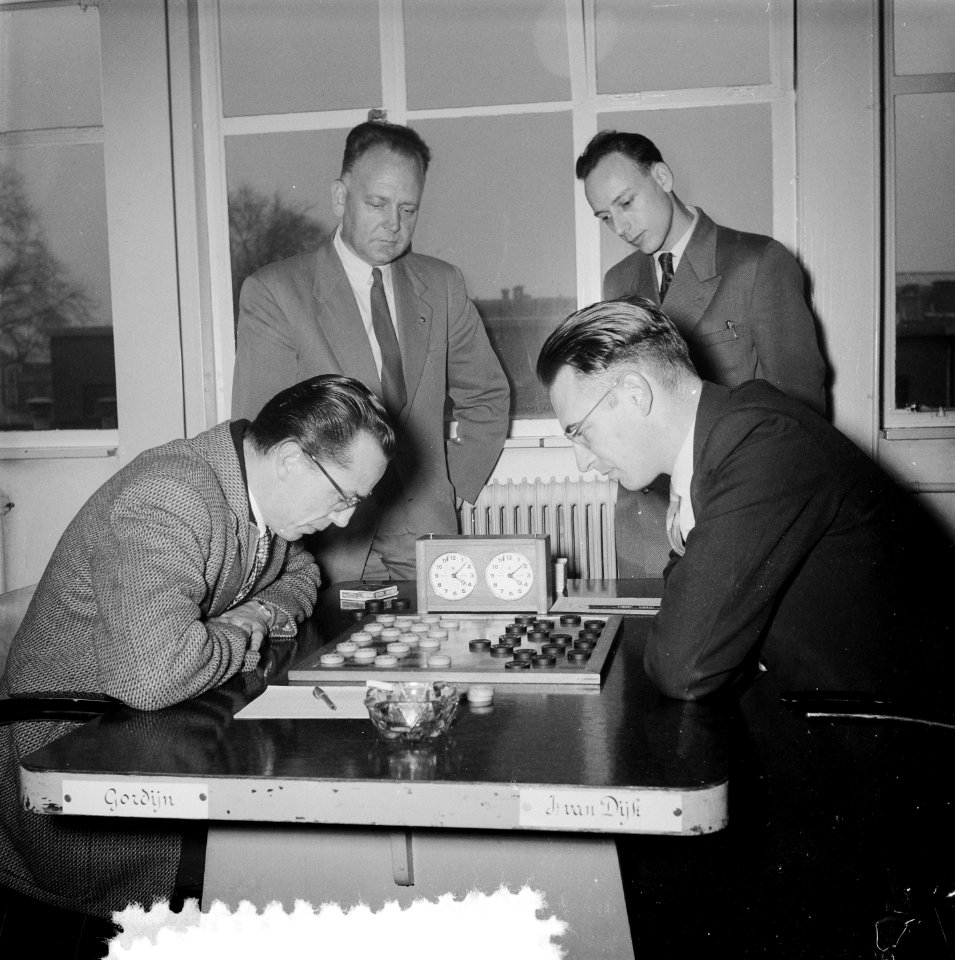 Damkampioenschap Nederland, Gordijn, Van Beek, Bestanddeelnr 907-5415