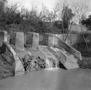 Dammen, betonblokken, Bestanddeelnr 250-8614