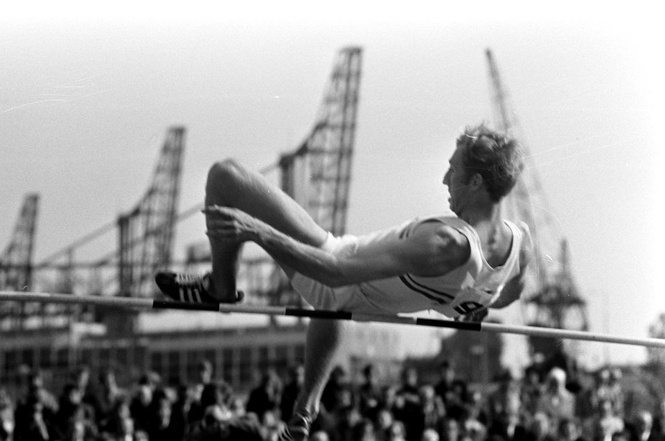 Dames atletiek vijfkamp en Heren tienkamp Nederland, Belgie Groot Brittannie te , Bestanddeelnr 922-5017